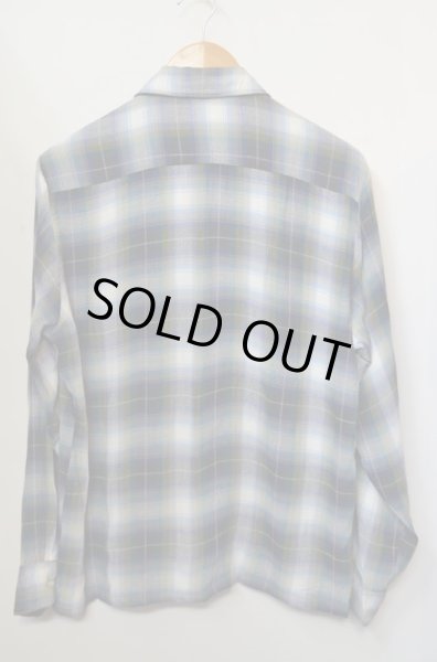 画像2: 60〜's TOWN CRAFT オンブレーレーヨンSHIRT (2)