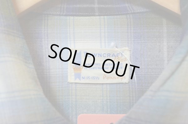 画像3: 60〜's TOWN CRAFT オンブレーレーヨンSHIRT (3)