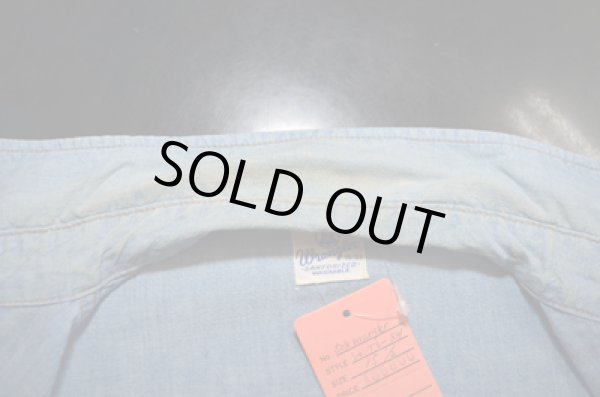 画像4: 50's WRANGLER ウエスタンシャンブレーSHIRT "縦ベル” (4)