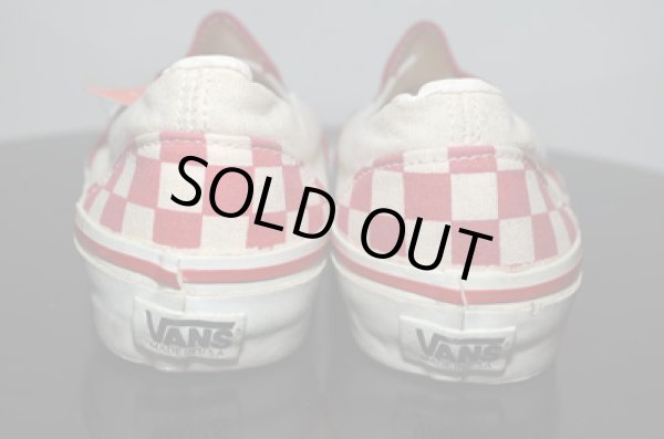 画像3: 90's VANS チェッカーフラッグ スリップオン "DEADSTOCK” (3)