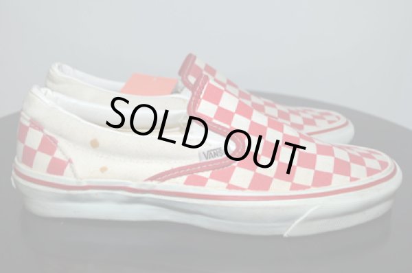 画像5: 90's VANS チェッカーフラッグ スリップオン "DEADSTOCK” (5)