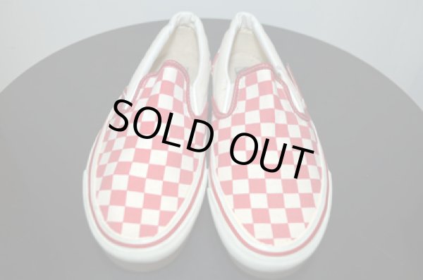 画像2: 90's VANS チェッカーフラッグ スリップオン "DEADSTOCK” (2)