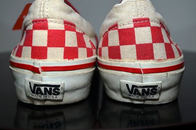 画像1: 90's VANS チェッカーフラッグ スリップオン "DEADSTOCK”