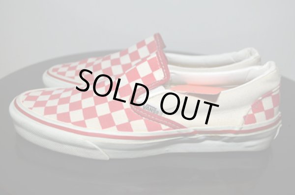 画像4: 90's VANS チェッカーフラッグ スリップオン "DEADSTOCK” (4)