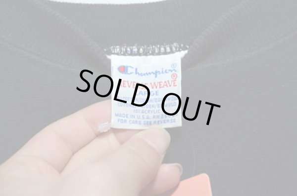 画像3: 90's チャンピオンリバースウィーブSWEAT "BLK” (3)