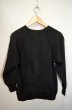 画像2: 60's VINTAGE SWEAT BLK フロッキープリント "WEST POINT USMA” (2)