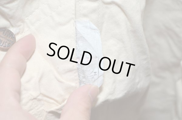 画像4: 50's POWER HOUSE 生成りオーバーオール ONE WASH (4)