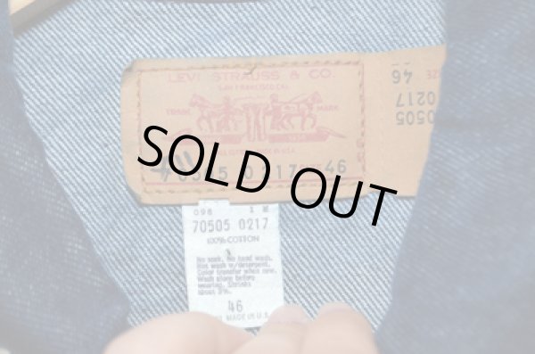 画像3: 70's Levi's70505 真紺 "BIG SIZE” (3)