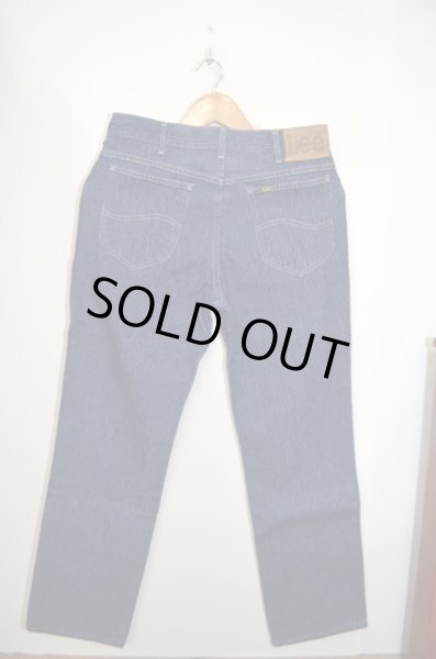 画像2: 80's Lee DENIMストライプPANTS (2)