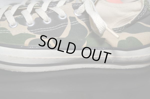 画像10: 90's コンバース オールスターLow "カモ柄” "MINTコンディション” (10)