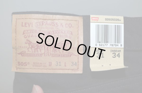 画像4: 90's Levi's 505 BLK W31 DEADSTOCK (4)