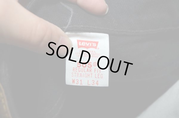 画像6: 90's Levi's 505 BLK W31 DEADSTOCK (6)