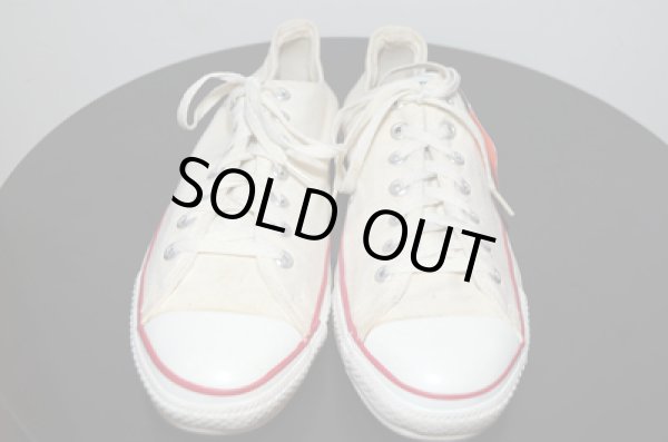 画像2: 90's USA製 コンバース ALLSTAR Low-cut 生成り "BIGSIZE” (2)