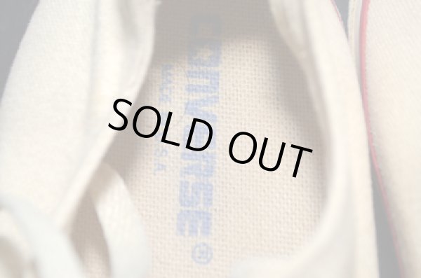 画像7: 90's USA製 コンバース ALLSTAR Low-cut 生成り "BIGSIZE” (7)