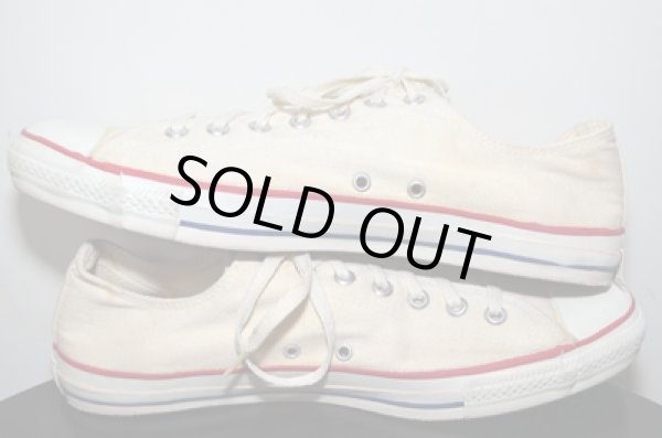 画像8: 90's USA製 コンバース ALLSTAR Low-cut 生成り "BIGSIZE” (8)