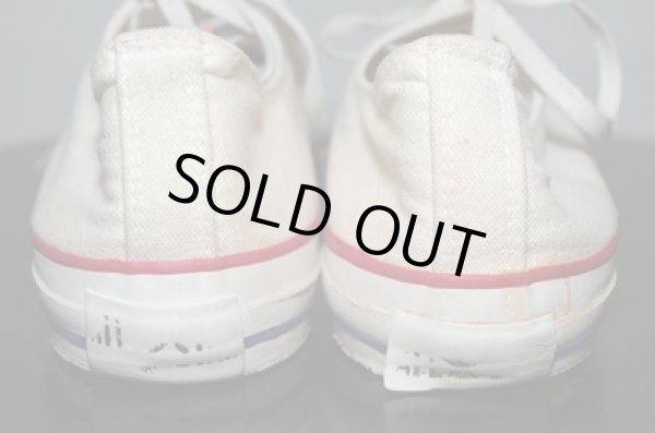 画像6: 90's USA製 コンバース ALLSTAR Low-cut 生成り "BIGSIZE” (6)