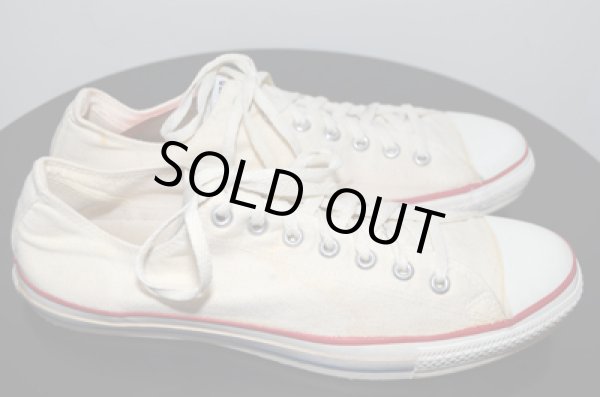 画像5: 90's USA製 コンバース ALLSTAR Low-cut 生成り "BIGSIZE” (5)