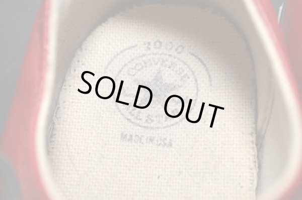 画像6: 00's USA製 コンバース ALLSTAR Low-cut レザー "2000年記念” (6)