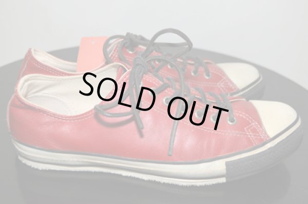 画像4: 00's USA製 コンバース ALLSTAR Low-cut レザー "2000年記念” (4)