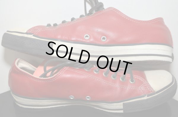 画像8: 00's USA製 コンバース ALLSTAR Low-cut レザー "2000年記念” (8)