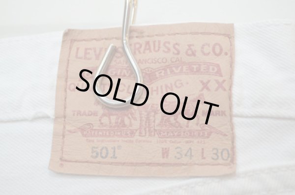 画像6: 00's Levi's 501 ホワイトデニム (6)