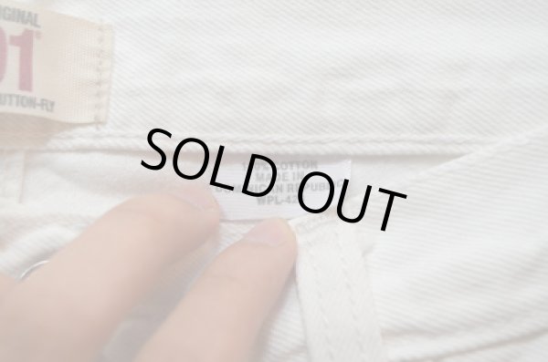 画像7: 00's Levi's 501 ホワイトデニム (7)