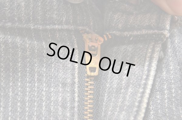 画像6: 80's Levi's 505 ブラックストライプデニム (6)