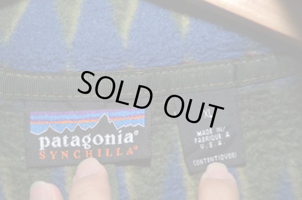 画像3: 90's パタゴニア ネイティブ柄スナップT ポケット付き (3)