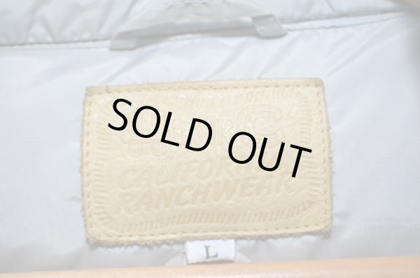 画像3: 70's HbarC レザーヨーク ダウンベスト BLK (3)