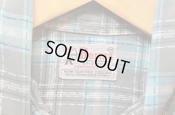 画像3: 50's-60's Bud Berma オープンカラーシャツ “丸襟” (3)