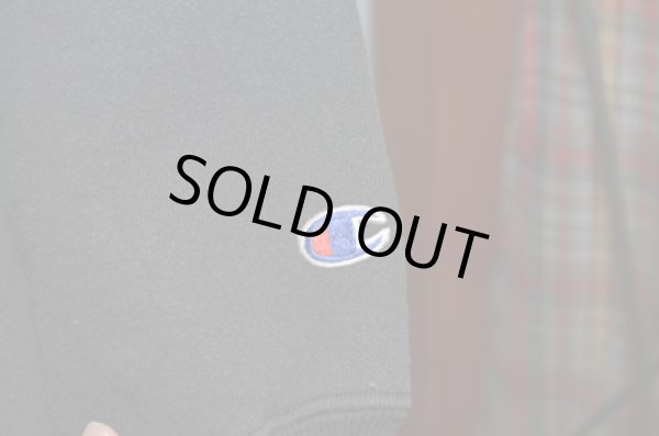 画像4: 00's チャンピオンリバースウィーブパーカ 目付き BLK (4)