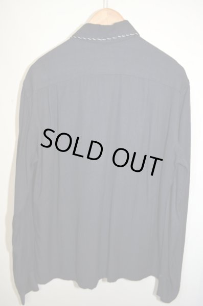 画像2: 40's DELMAR BLKレーヨンシャツ (2)