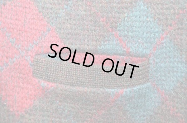 画像5: 60-70's Jantzen アーガイル柄モヘアカーディガン (5)