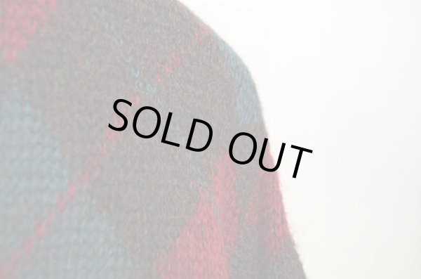 画像6: 60-70's Jantzen アーガイル柄モヘアカーディガン (6)