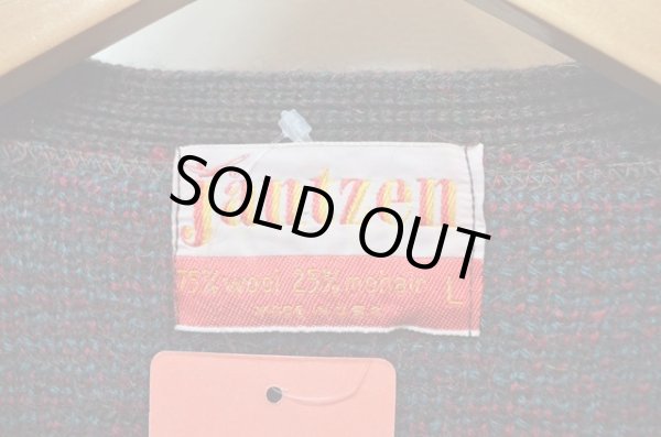 画像3: 60-70's Jantzen アーガイル柄モヘアカーディガン (3)