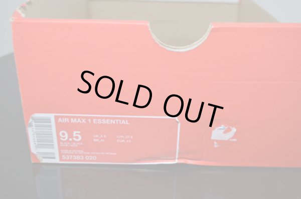 画像5: 日本未発売 NIKE AIRMAX1 ESSENTIAL  トリプルブラック (5)