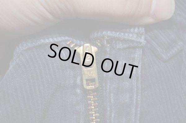 画像4: 80's Levi's519 コーデュロイパンツ ブラック TALON42 (4)