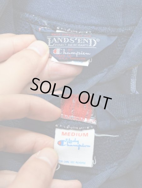 画像3: 80's LANDS'END by CHAMPION リバースウィーブパーカー (3)