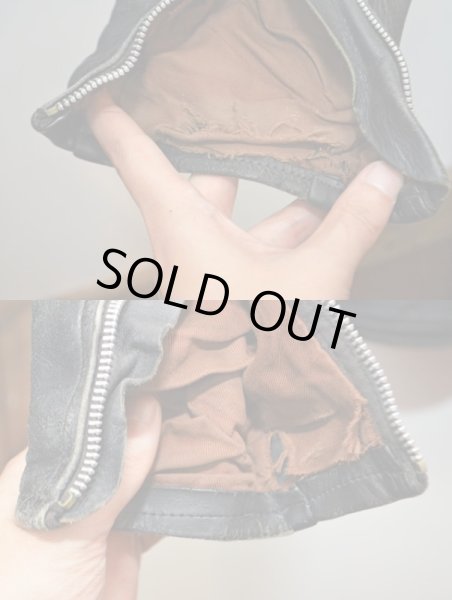 画像6: 40's star sportswear "KURLAND"ホースハイドレザーライダース (6)