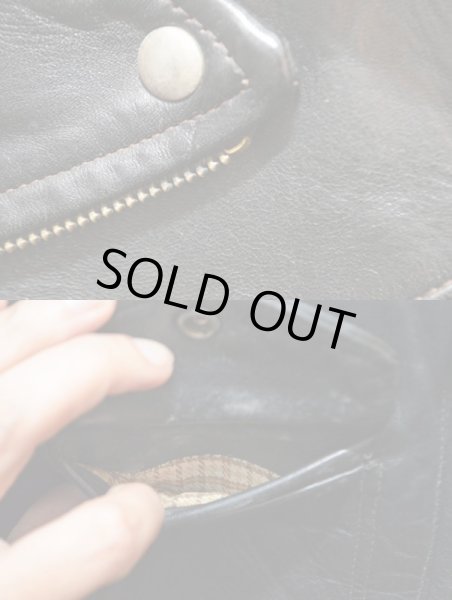 画像5: 40's star sportswear "KURLAND"ホースハイドレザーライダース (5)