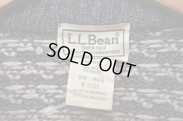 画像3: 90's L.L.BEAN バーズアイ柄 ウールニット (3)