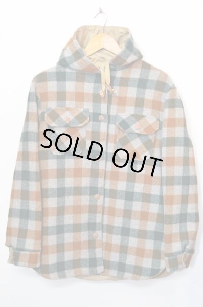 画像3: 70's Woolrich フード付き リバーシブルシャツジャケット (3)