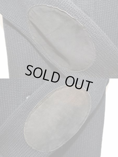 画像7: 30〜40's ショールカラーカーディガン "ブラック” (7)