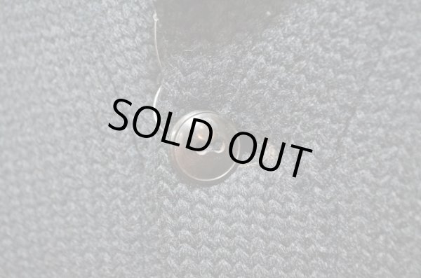 画像4: 30〜40's ショールカラーカーディガン "ブラック” (4)