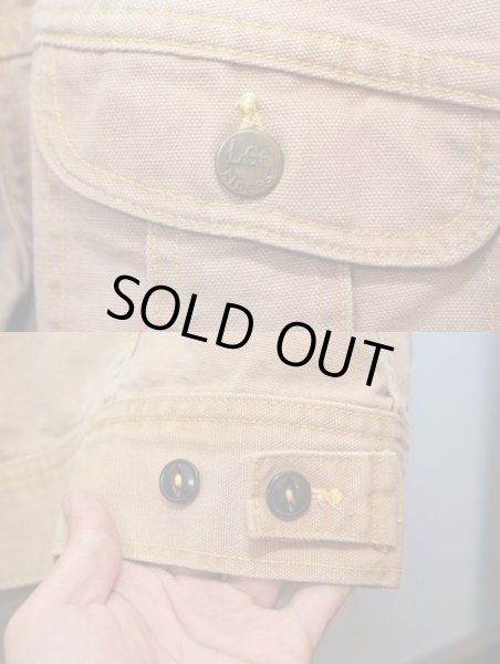 画像4: 60-70's Lee 101-Jタイプ ブラウンダック地ジャケット (4)