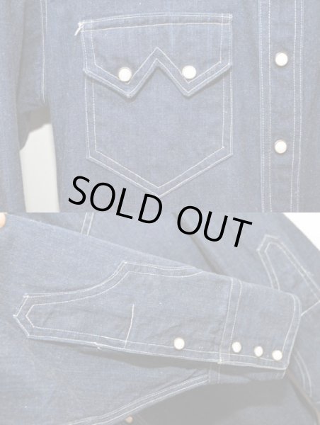 画像6: 40's Dall smith デニムウエスタンシャツ (6)