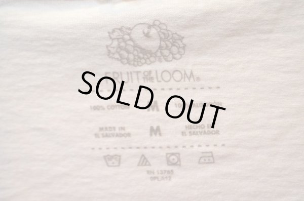 画像6: Fruit of the loom ヘビーウェート L/S Tシャツ WHITE (6)