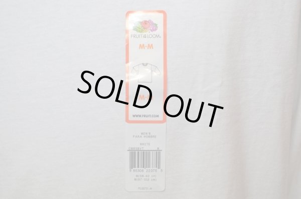 画像5: Fruit of the loom ヘビーウェート L/S Tシャツ WHITE (5)