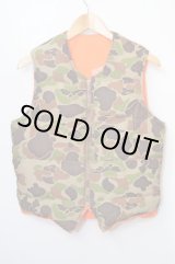 70's Eddie Bauer リバーシブルダウンベスト “ダックハンターカモ”VE