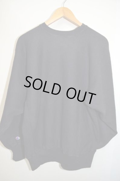 画像2: 90's champion リバースウィーブ スウェットシャツ "ブラック” (2)